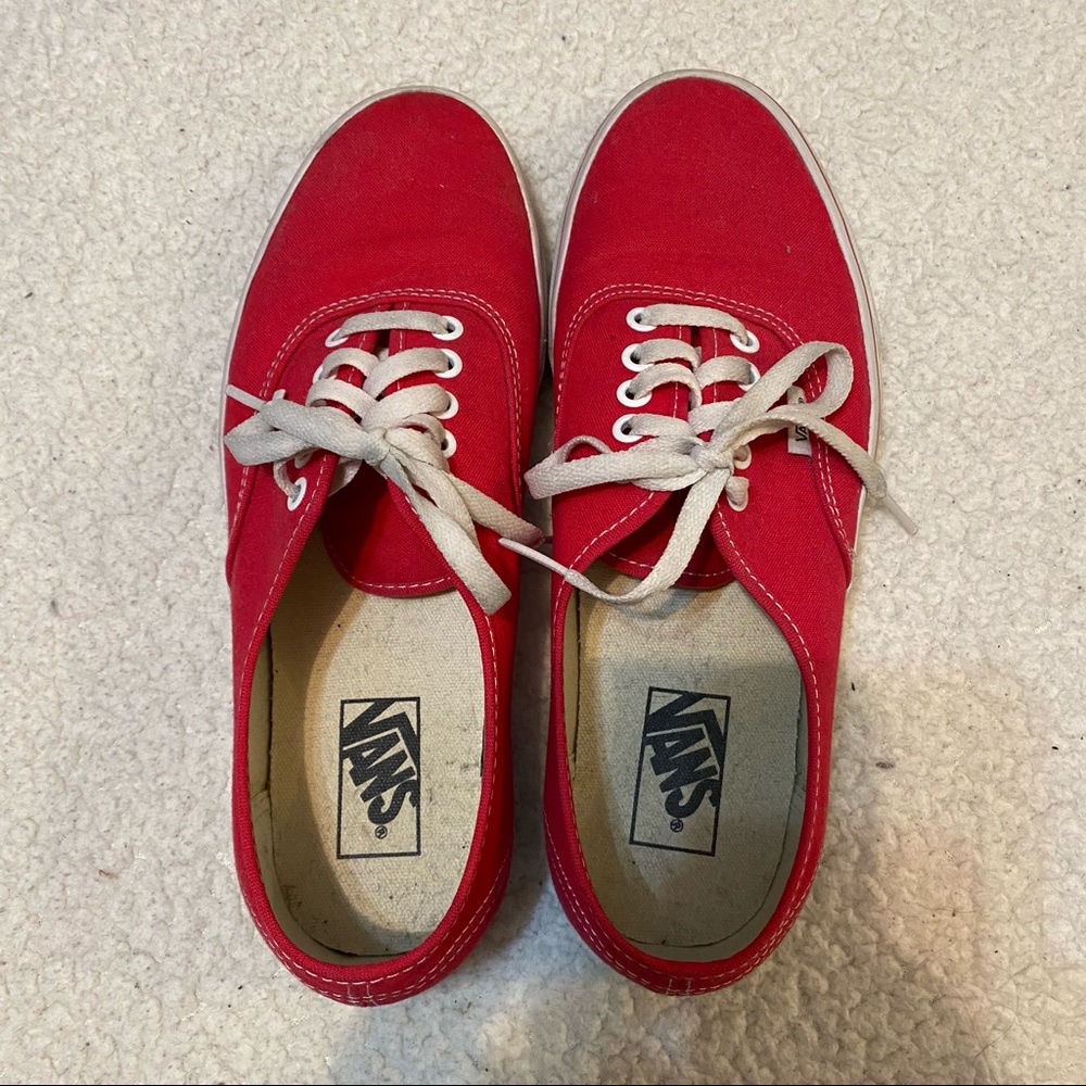 Red Vans